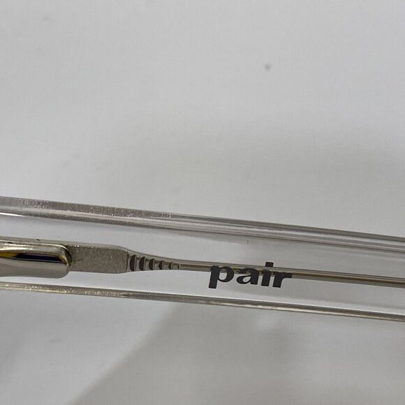 Pair Eyeglasses FRAMES ONLY “The Quinn” Clear Frames 049 55-16-140 W/ Case - Picture 7 of 9